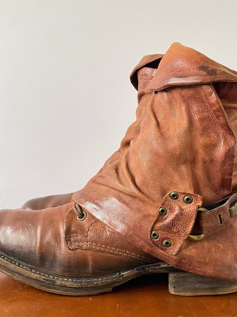 A.S. 98 Emerson women's brown leather biker boots | EU 40 - Picture 3 of 9